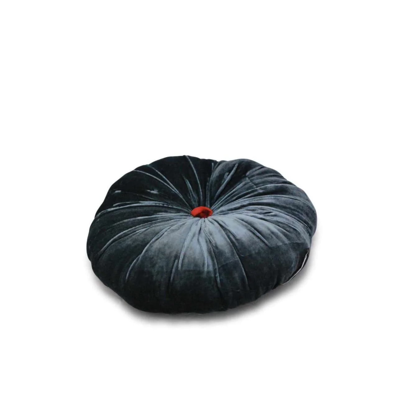 Circular Pleated Silk Velvet in Frozen