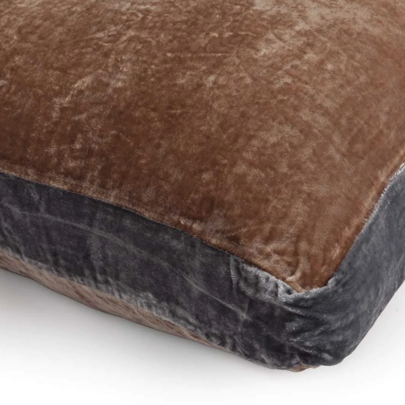 James Silk Velvet Pillow in Thessalie