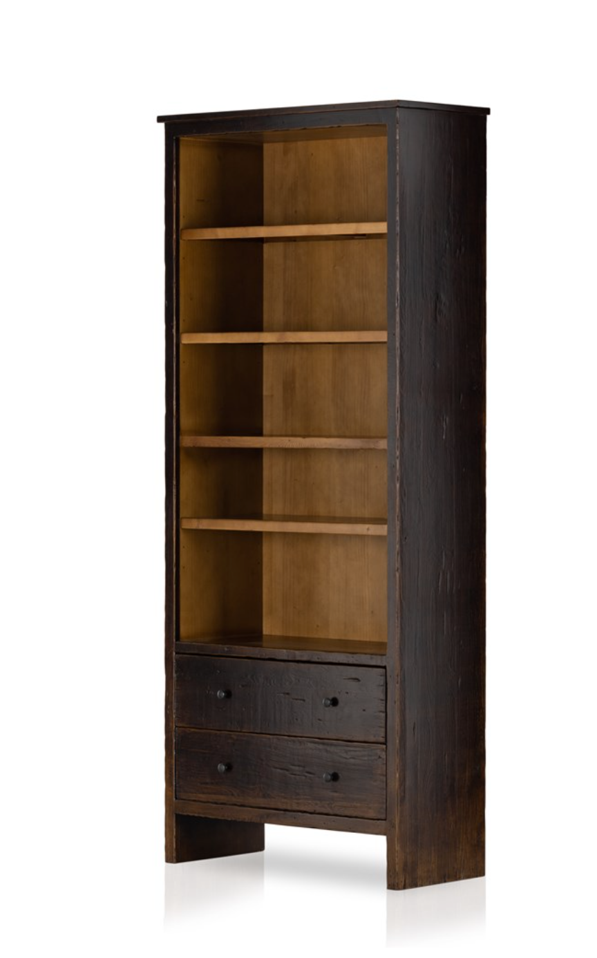 Walnut & Pine Bookcase