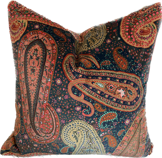 Custom 31 Westgate Pillow Peregrine Plum Paisley