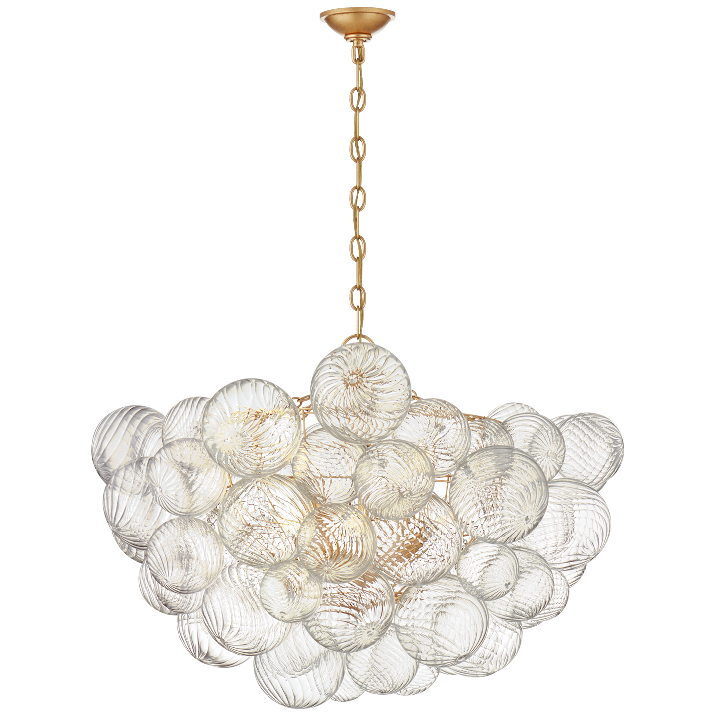 Talia Gild & Glass Chandelier