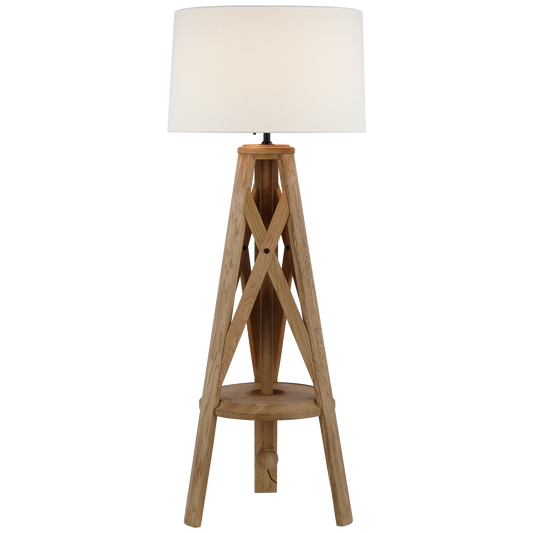 Natural Oak Holloway Tripod Floor Lamp