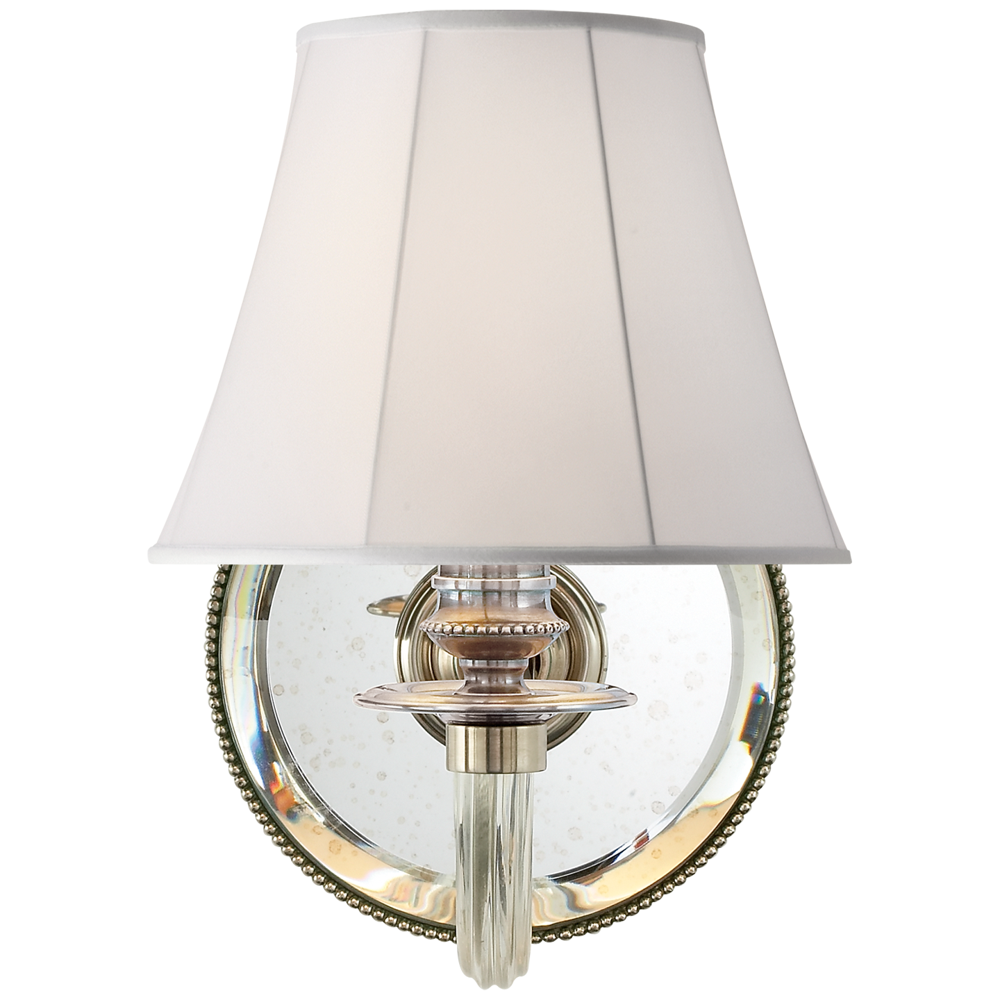 Aymeline Single Sconce in Butler's Silver