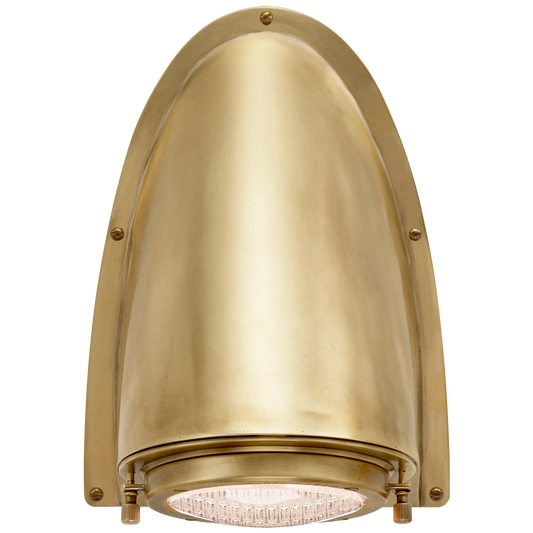 Grant Sconce in Natural Brass