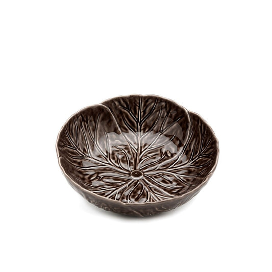 Brown Glazed Serving Bowl