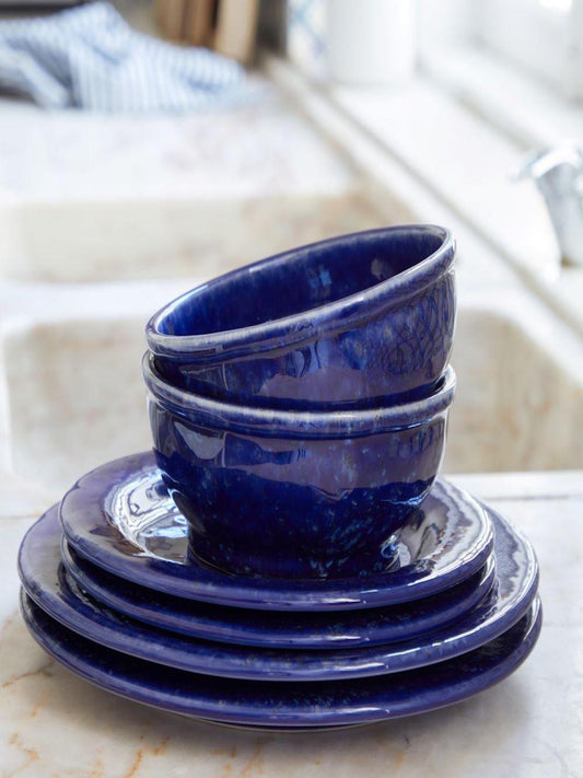 Speckled Blue Dinnerware