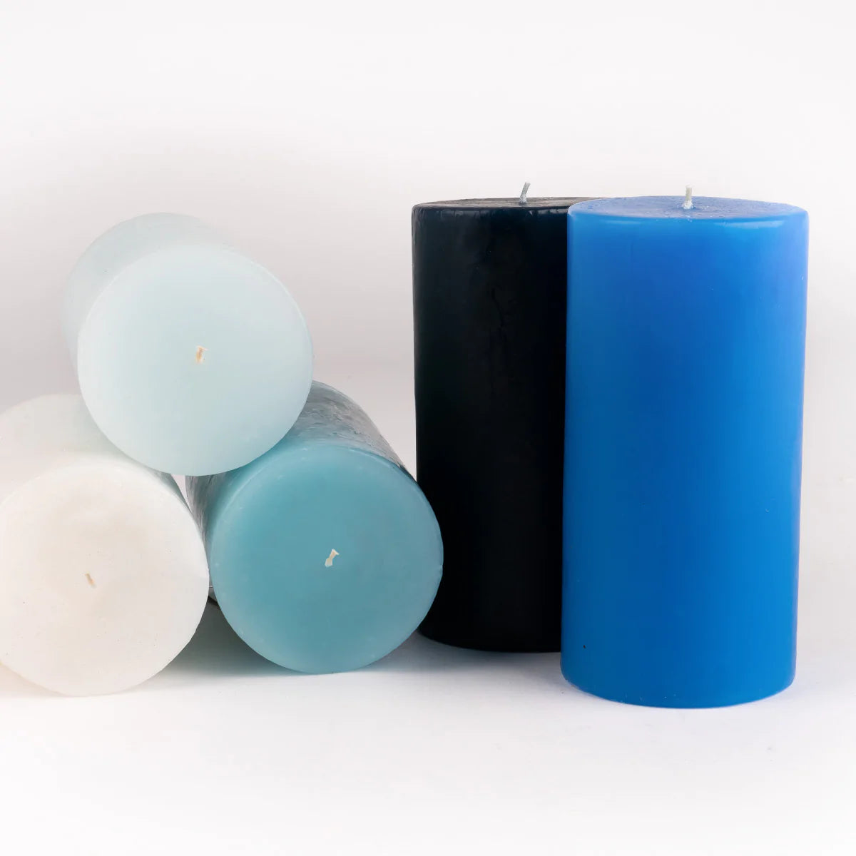 Navy 3x6 Pillar Candle