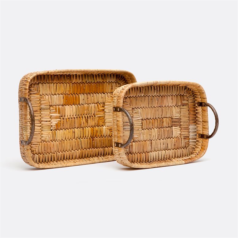 Rectangular Rattan Tray