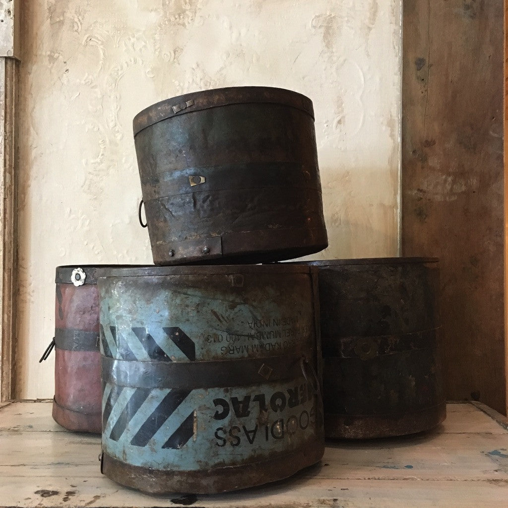 Vintage Industrial Pot