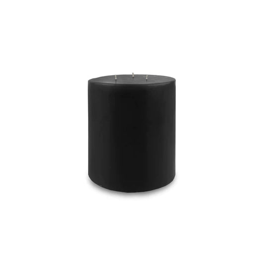 Black 3 Wick Pillar Candle