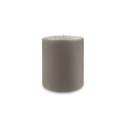 Paris Gray 3 Wick Pillar Candle