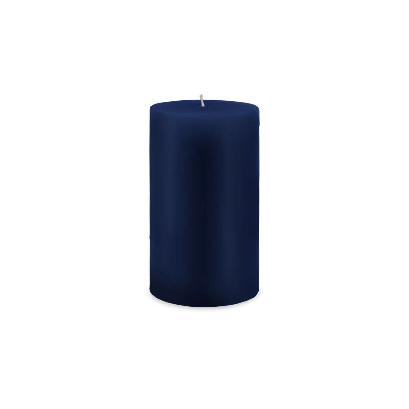 Navy 3x6 Pillar Candle