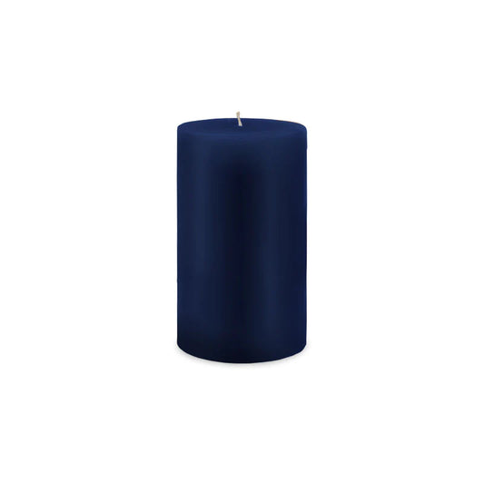 Navy 3x6 Pillar Candle