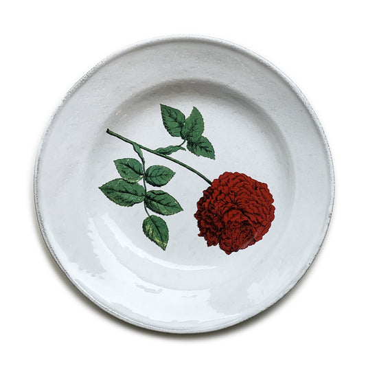 Dutch Hundred Leaved Rose Soup Plate